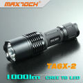 Maxtoch TA6X-2 Cree T6 26650 batería recargable aluminio LED antorcha